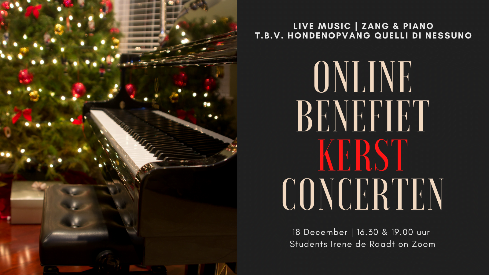 Online Benefiet Kerstconcerten